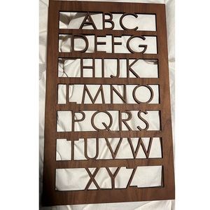 Little Sapling Toys Alphabet Wall Art